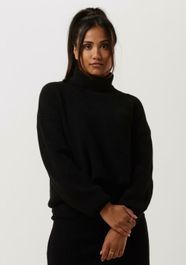 Zwarte calvin klein coltrui ck chunky roll neck