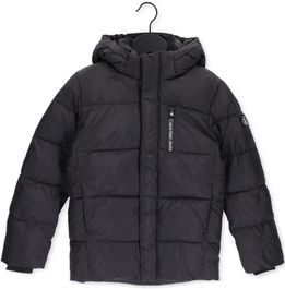 Zwarte calvin klein gewatteerde jas essential puffer jacket