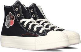 Zwarte converse hoge sneaker chuck taylor all star lift hi