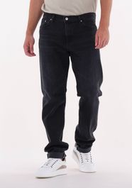 Zwarte edwin straight leg jeans regular tapered kaihara - Zwart