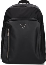 Zwarte guess laptoptas certosa nylon vrtcl zip bkcpck