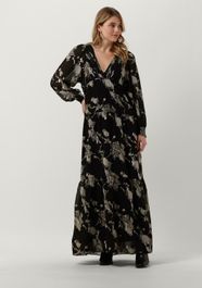 Zwarte levete room maxi jurk lr-viva 3 dress