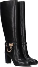 Zwarte michael kors hoge laarzen hamilton heeled boot