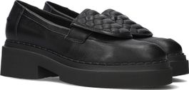 Zwarte nubikk loafers finn gatsby