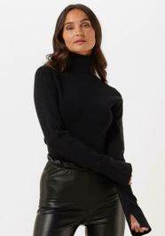 Zwarte penn & ink coltrui coll neck
