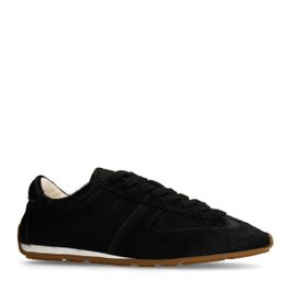 Zwarte pony hair sneakers